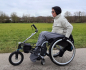 LunaSnow leg cover for wheelchair users